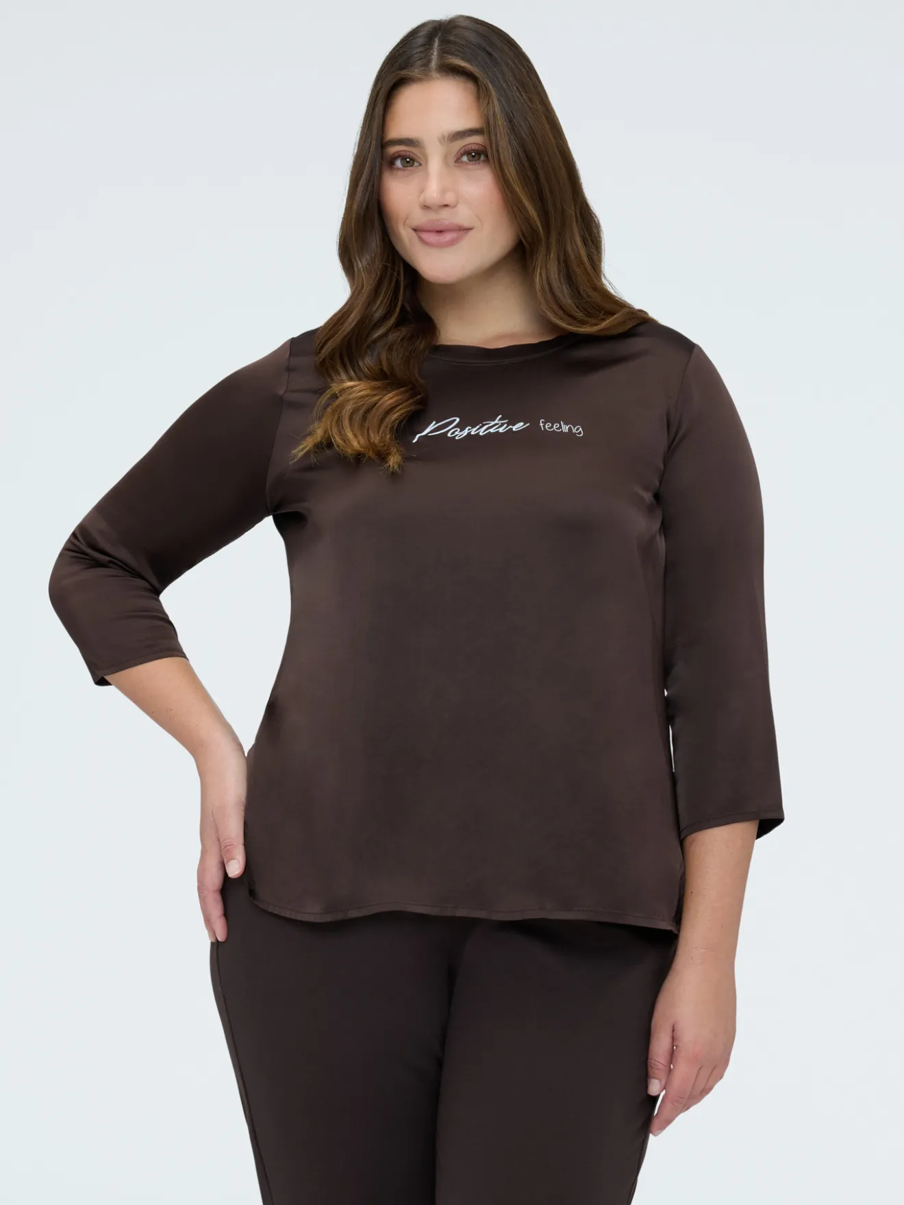 Blusa in raso Positive feeling
