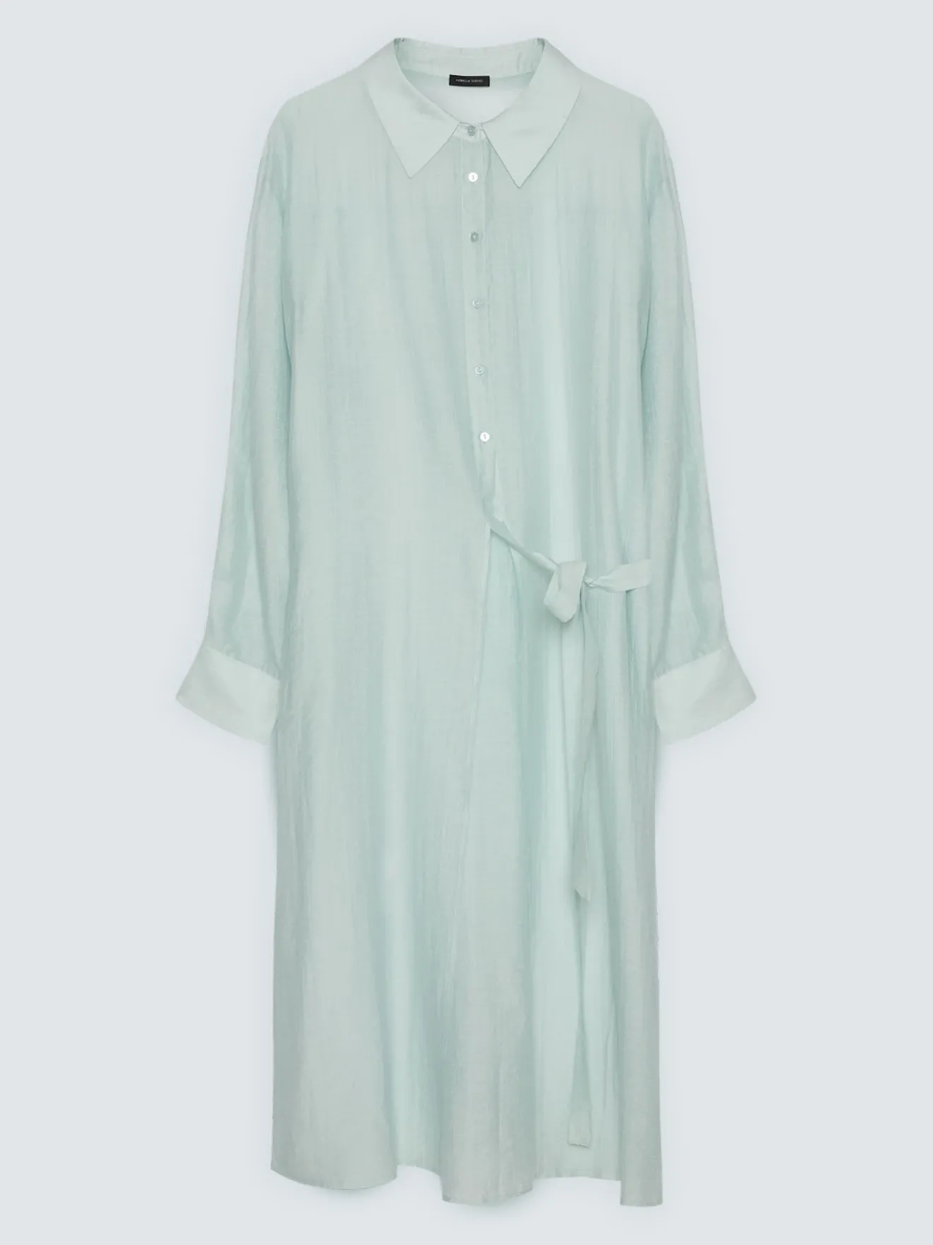Camicia lunga con laccetti