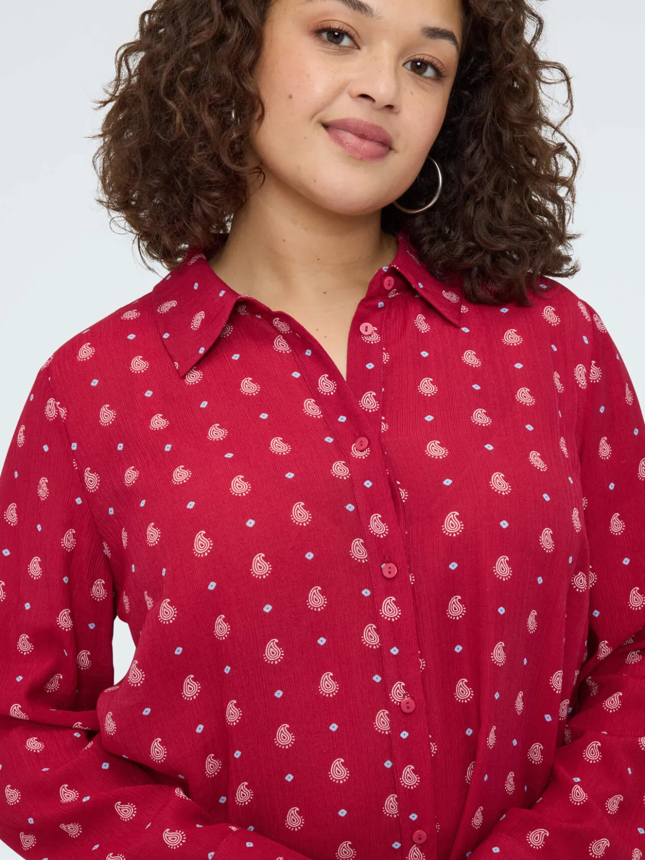 Camicia stampa micro paisley