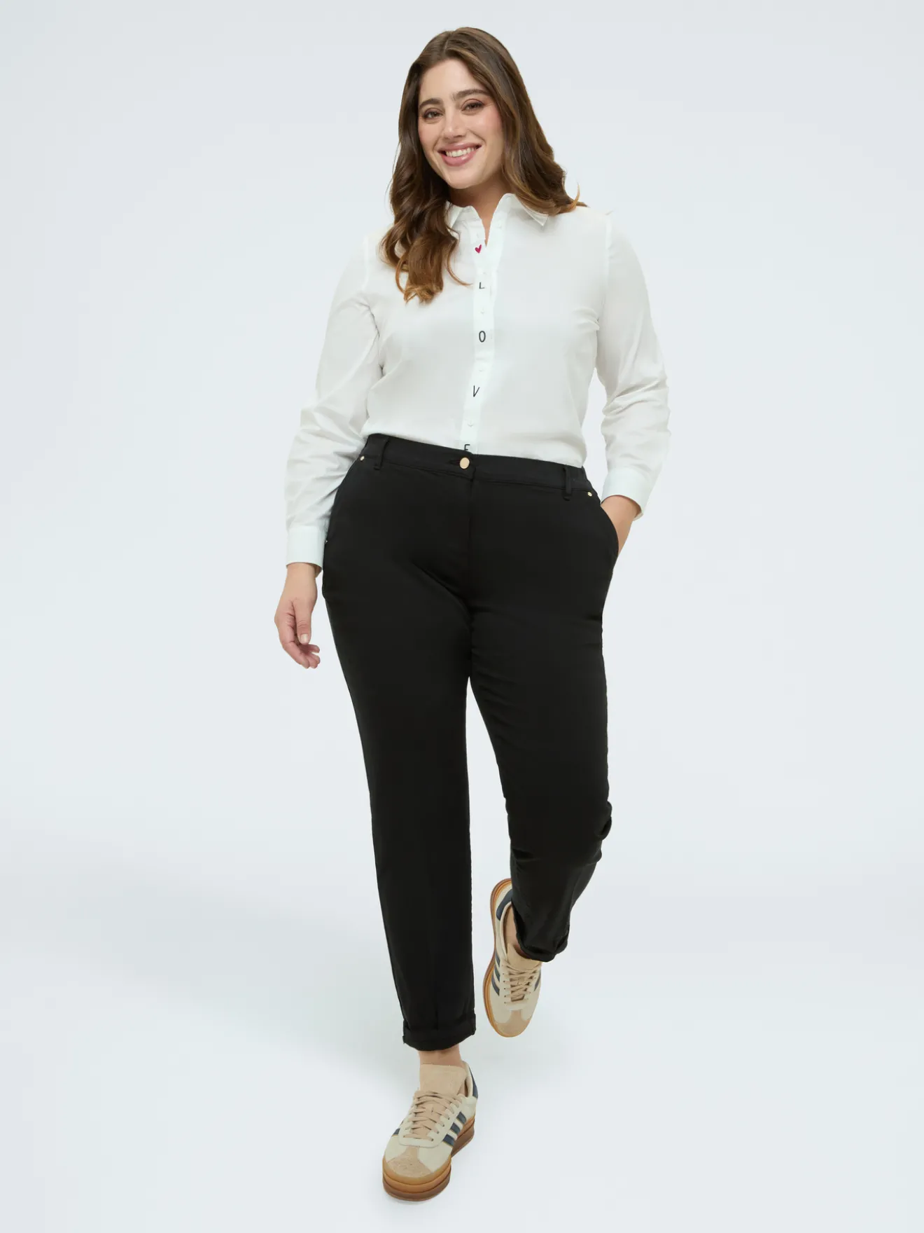 Pantaloni Chino in cotone