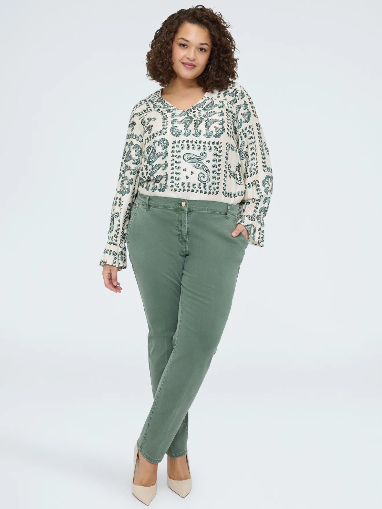 Pantaloni Chino in cotone