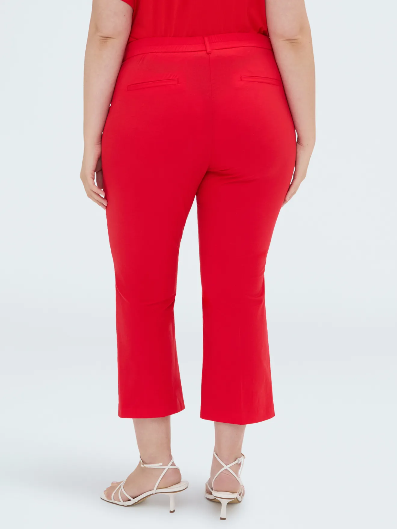 Pantaloni Kick Flare in cotone leggero