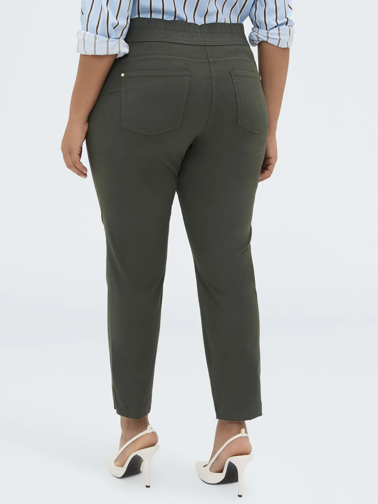 Pantaloni Skinny cotone