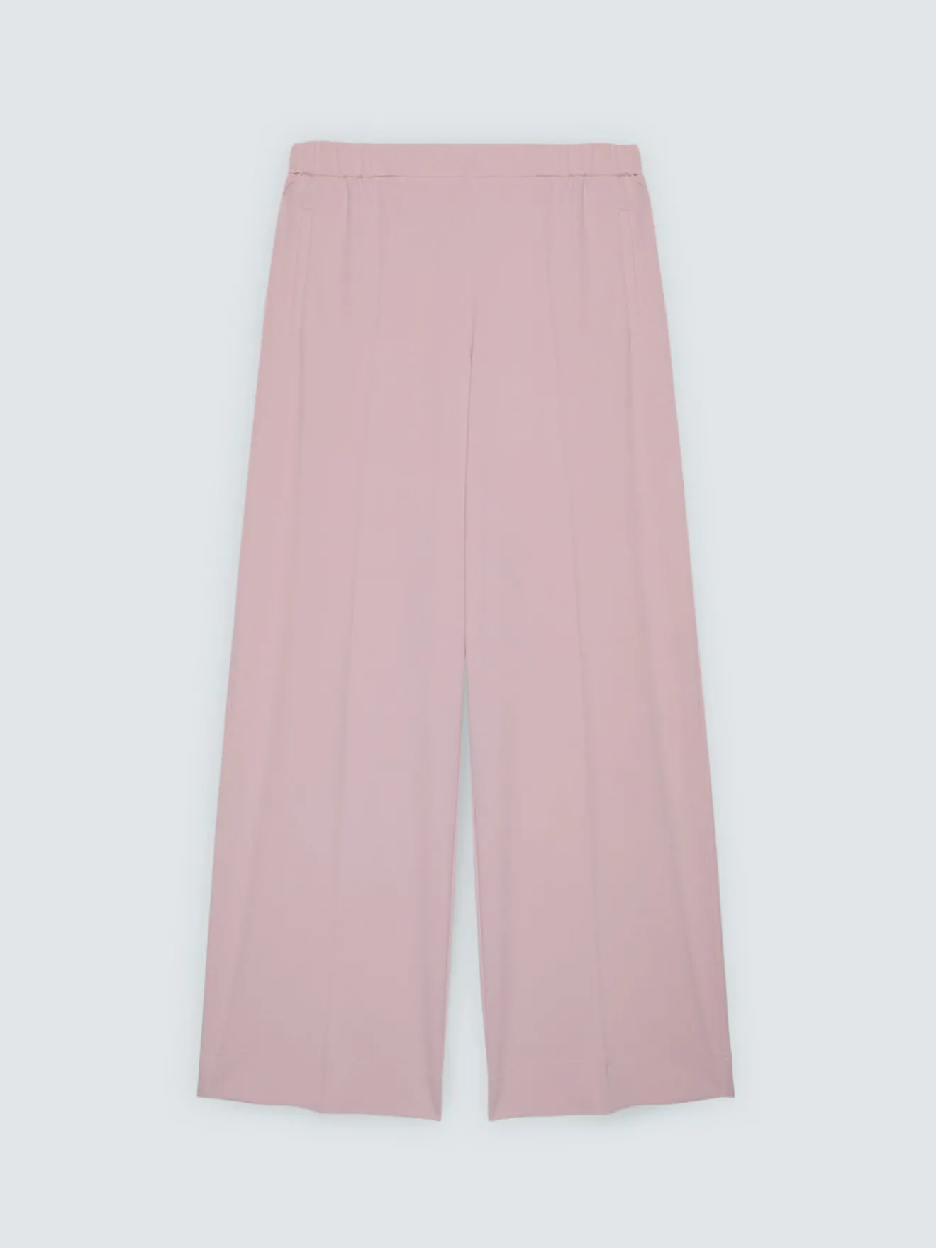 Pantaloni Wide Leg in tessuto stretch