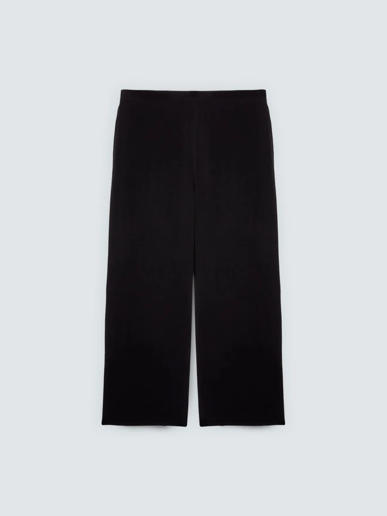 Pantaloni wide leg in viscosa