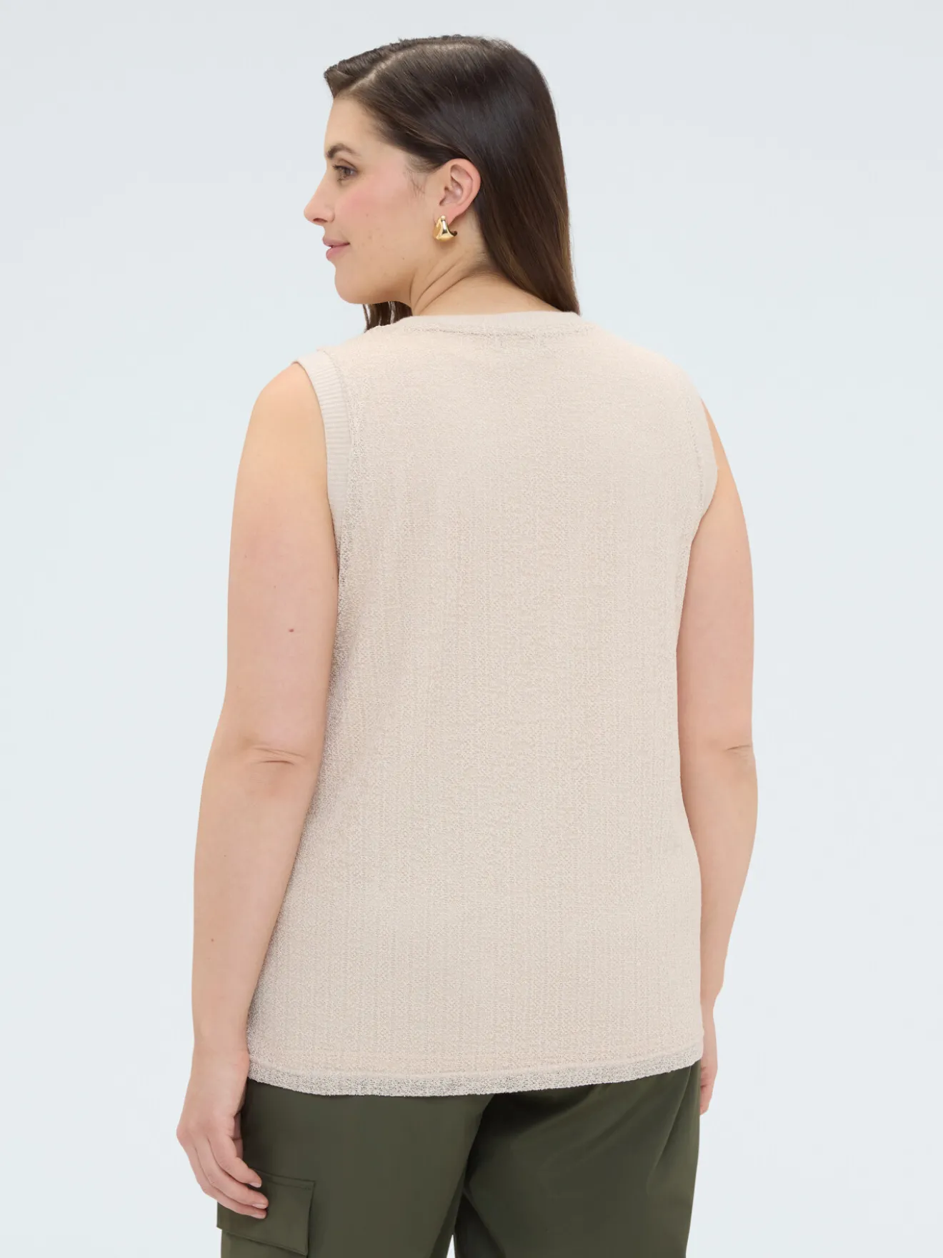 Top in jersey lurex