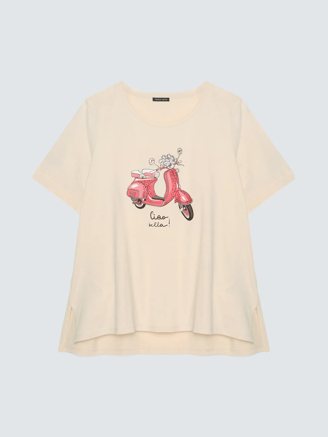 T-shirt in cotone con stampa